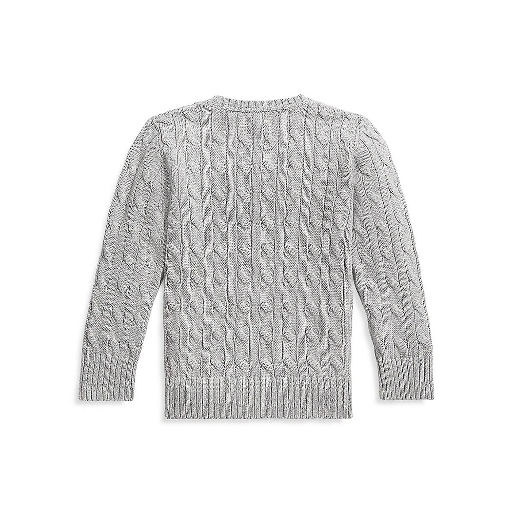 Little Boy's Cable-Knit Sweater