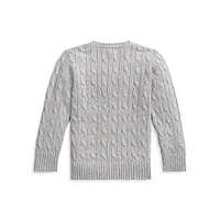 Little Boy's Cable-Knit Sweater