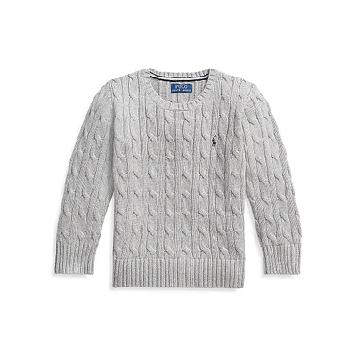 Little Boy's Cable-Knit Sweater