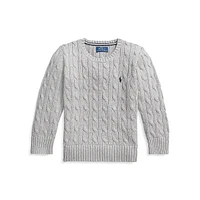 Little Boy's Cable-Knit Sweater