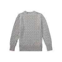 Boy's Cable-Knit Sweater