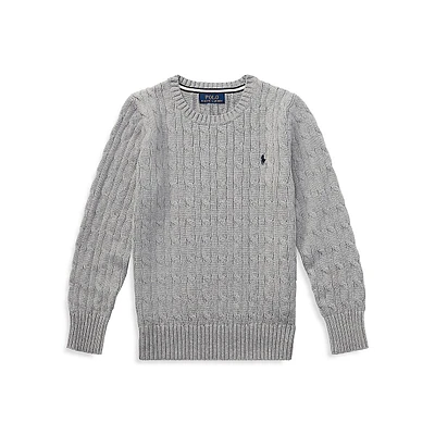 Boy's Cable-Knit Sweater