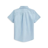 Little Boy's Short-Sleeve Oxford Shirt