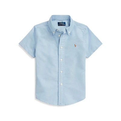 Little Boy's Short-Sleeve Oxford Shirt