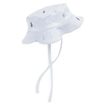 Baby's Logo Embroidered Bucket Hat