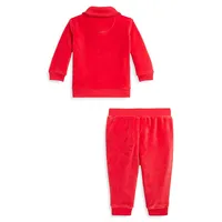 Baby Boy's Velour Pullover & Pants Set