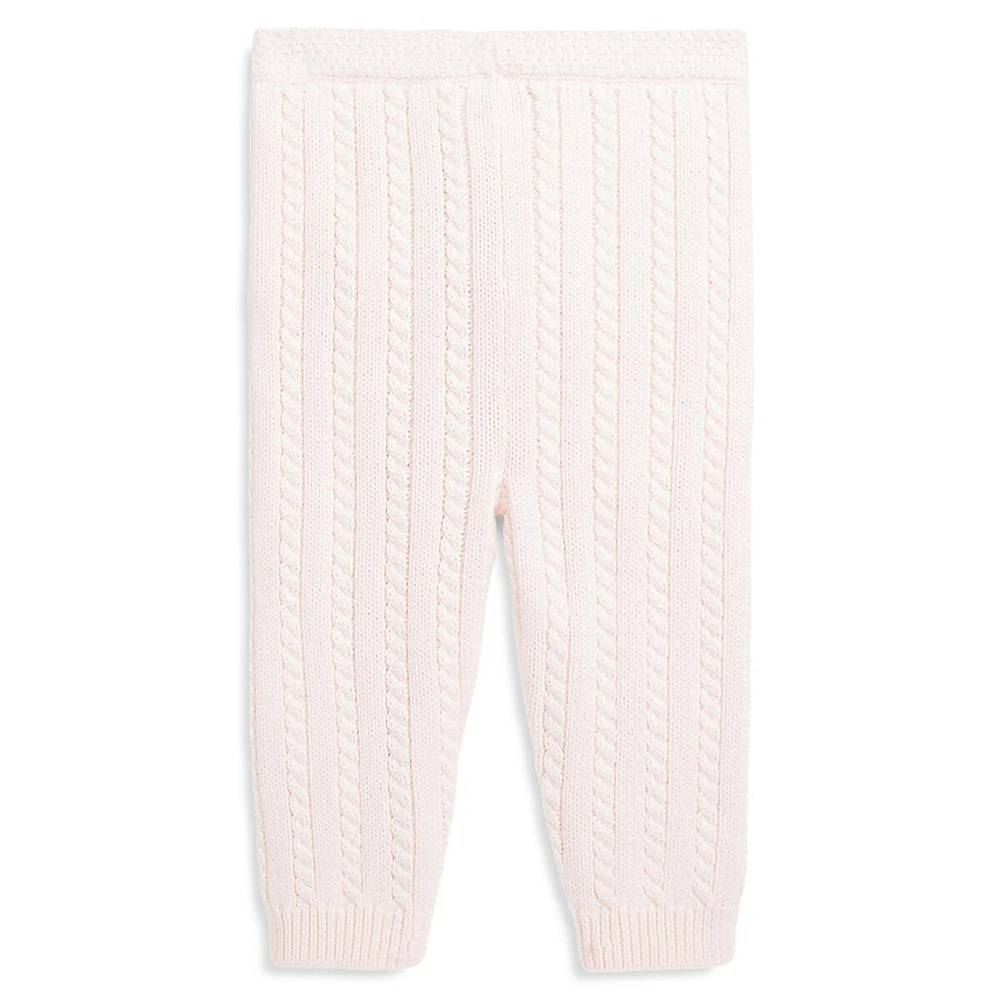 Baby's Cable-Knit Joggers