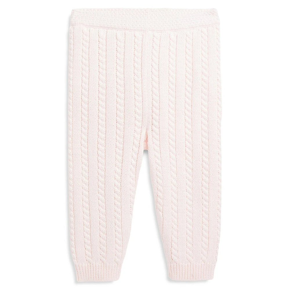 Baby's Cable-Knit Joggers