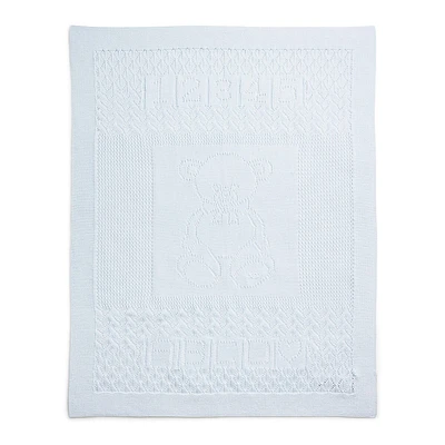 Pointelle-Knit Cotton Baby Blanket