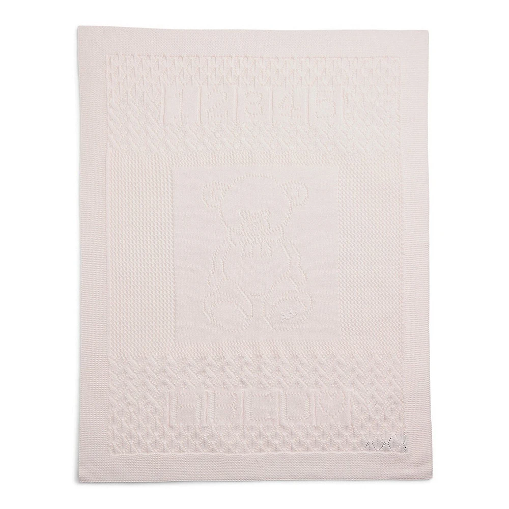 Pointelle-Knit Cotton Baby Blanket