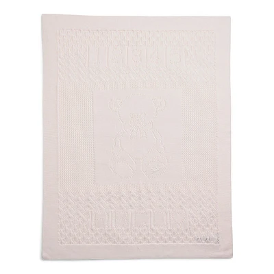 Pointelle-Knit Cotton Baby Blanket
