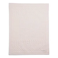 Pointelle-Knit Cotton Baby Blanket