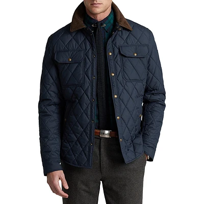 Water-Repellent Quilted Jacket