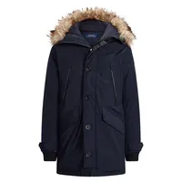 Faux Fur-Trim Down-Filled Parka