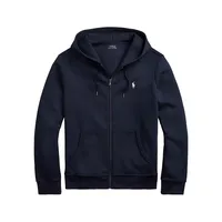 Double-Knit Tech Front-Zip Hoodie