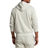 Double-Knit Tech Front-Zip Hoodie