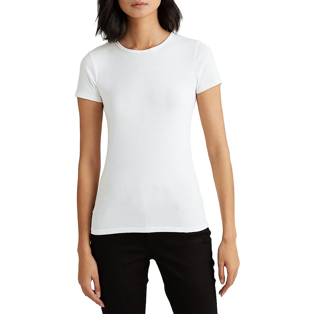 Short-Sleeve Crew Neck Tee