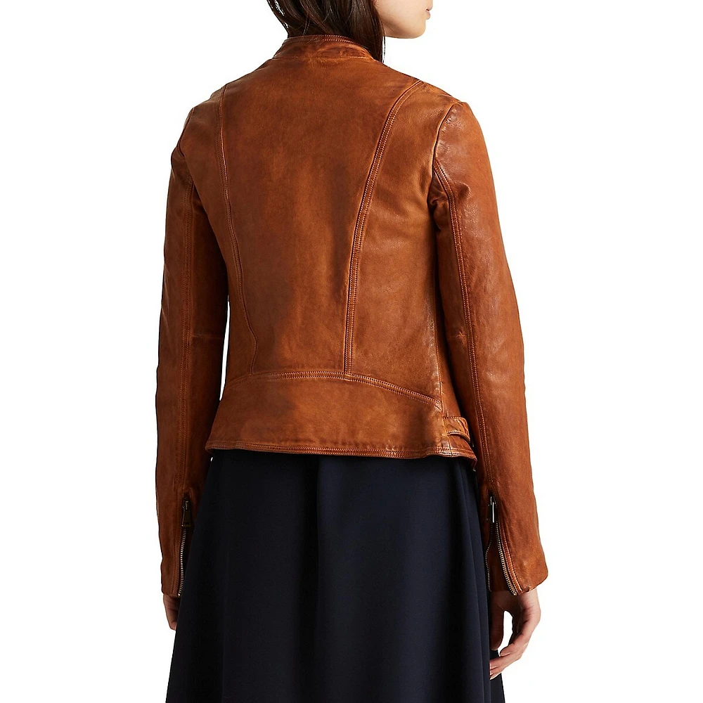 Burnished Leather Jacket