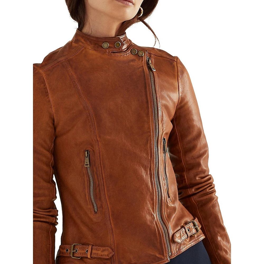 Burnished Leather Jacket