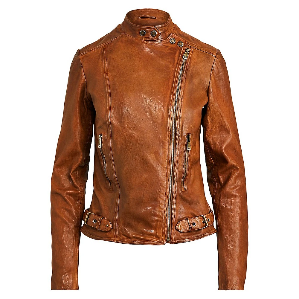 Burnished Leather Jacket