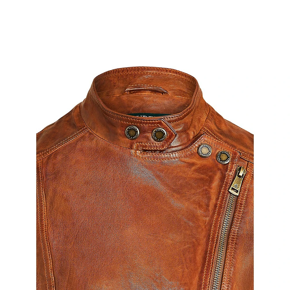 Burnished Leather Jacket