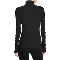 Ribbed Turtleneck Sweater