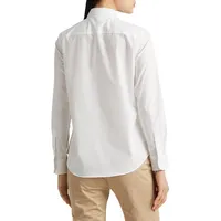 Easy-Care Stretch-Cotton Wrinkle-Resistant Shirt