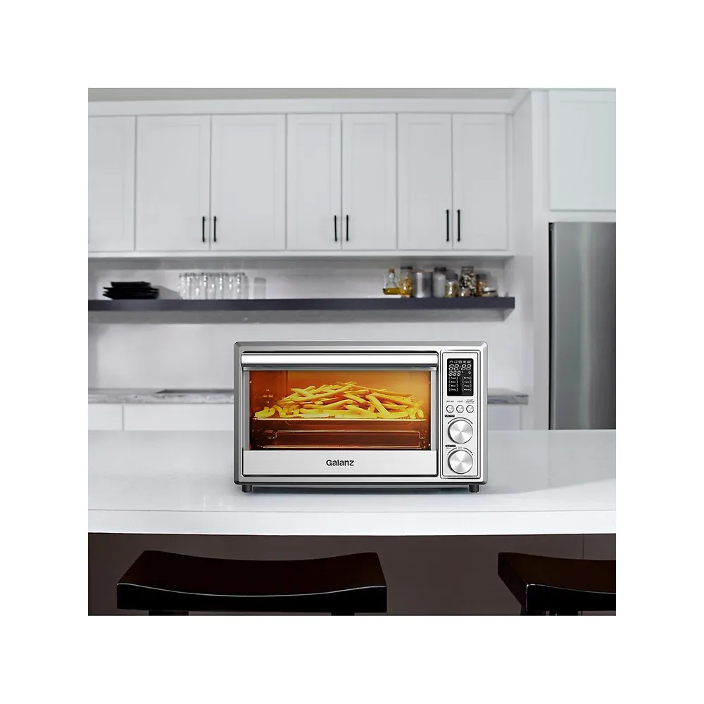 Grille-pain numérique en acier inoxydable à 6 tranches de 0,9 PI ³ avec friteuse à air? GTH12A09S2EW