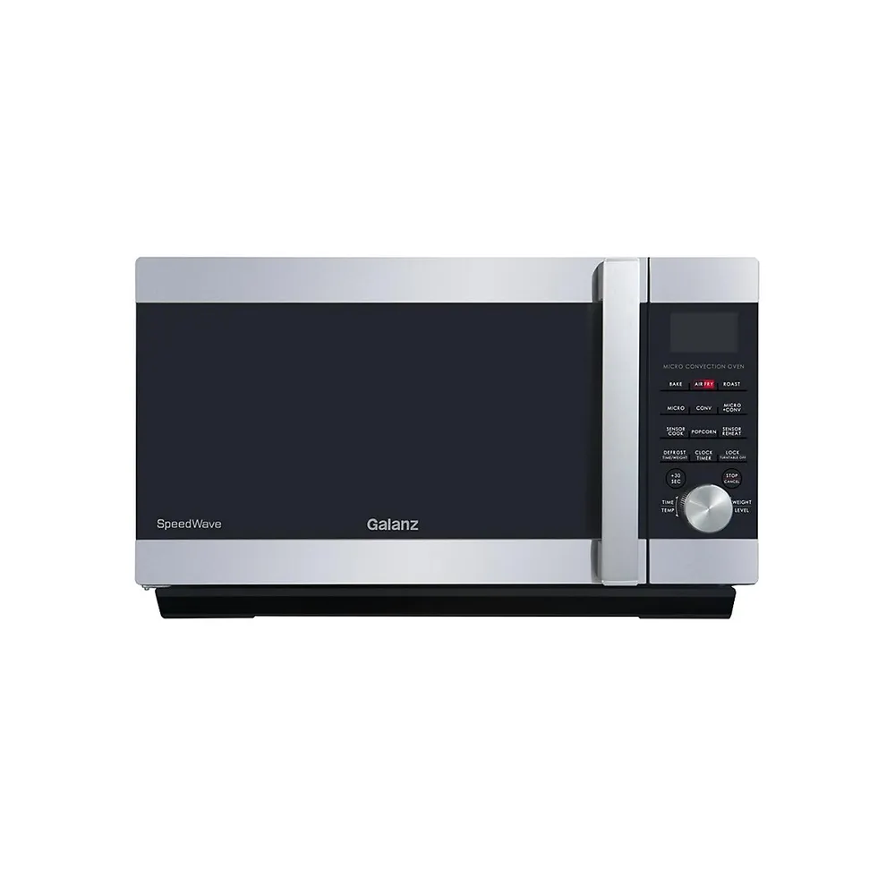 Galanz 1.1 Cu ft Digital Toaster Oven and Air Fryer in Silver Galanz