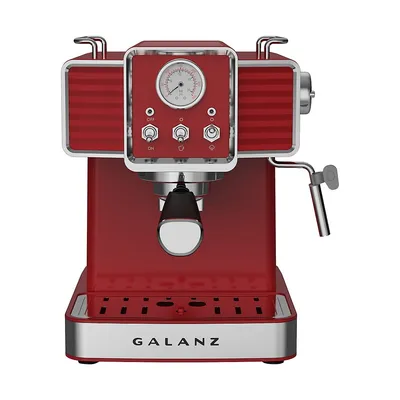 Retro Espresso Machine GLEC02RDRE14