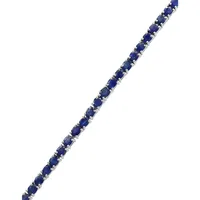 Sapphire Sterling Silver Bracelet