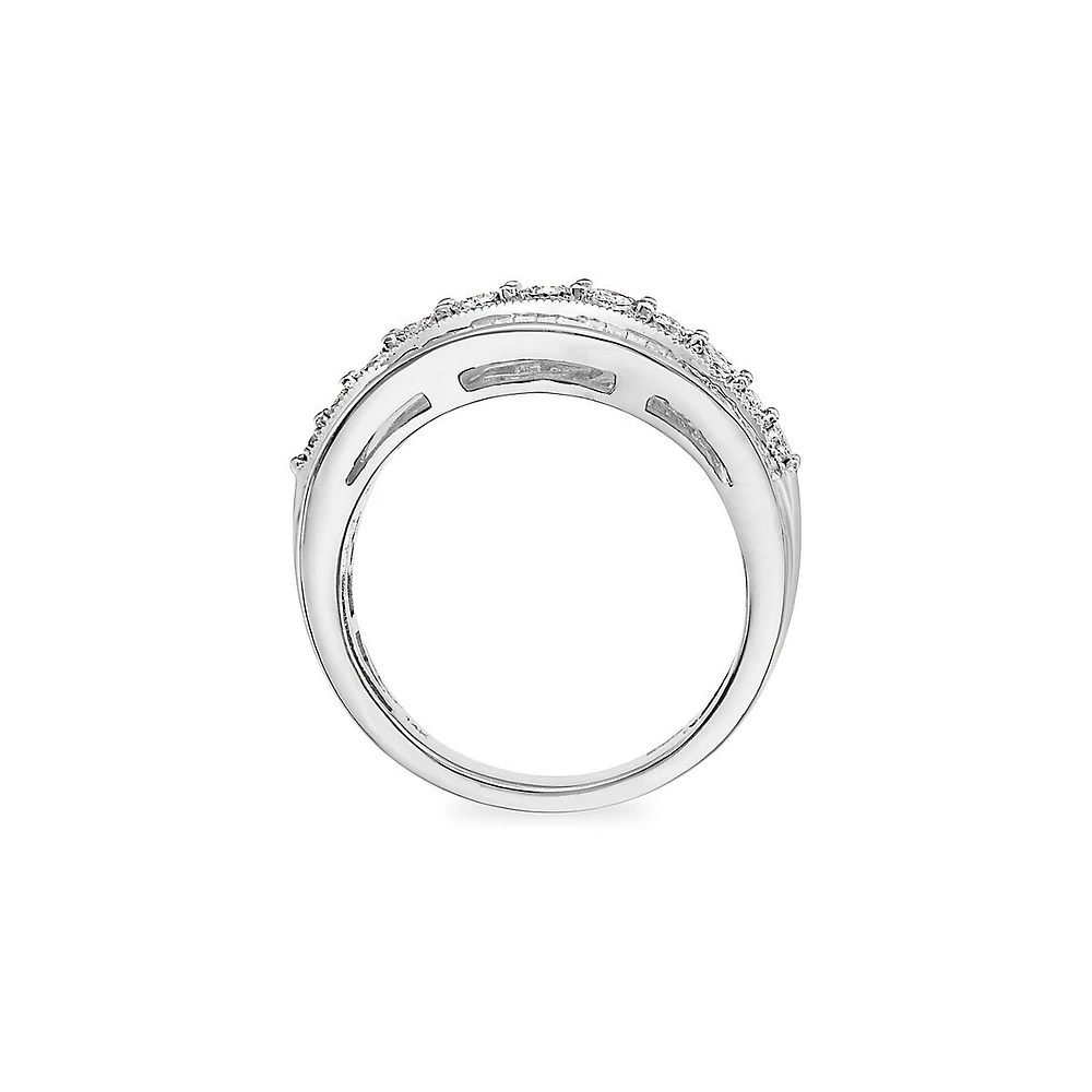 Classique 14K White Gold & CT. T.W. Diamond Ring