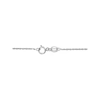 Collier avec pendentif croix en or blanc 14 ct avec diamants de 0,94 ct PT Pavé Classica