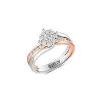 Pavé Rose 14K White & Rose Gold, 0.71 CT. T.W. Diamond Ring