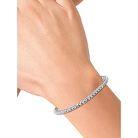 14K White Gold & CT. T.W. Diamond Tennis Bracelet