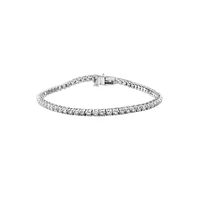 14K White Gold & CT. T.W. Diamond Tennis Bracelet