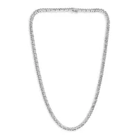 Sterling Silver & CT. T.W. Diamond Necklace