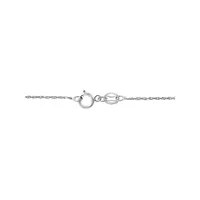 Collier à pendentif en argent sterling avec diamants 0,09 ct PT