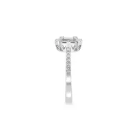 Classique 14K White Gold & 0.78 CT. T.W. Diamond Baguette Ring