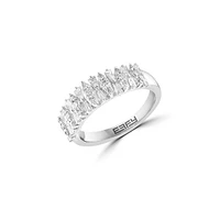 14K White Gold & 0.73 CT. T.W. Diamond Prong Sequence Ring