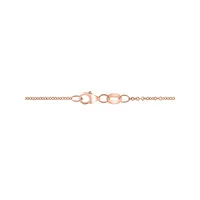 Amore 14K Rose Gold, Ruby & 0.28 CT. T.W. Diamond Interlocking Pendant Necklace