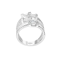 Bague en or blanc 14 ct avec diamants de 1,7 ct (PT)