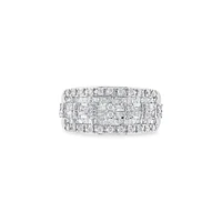 Classique 14K White Gold & 0.98 CT. T.W. Diamond Ring