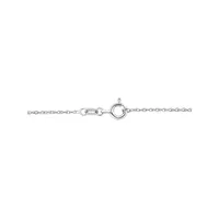 Sterling Silver & CT. T.W. Diamond Heart Pendant Necklace