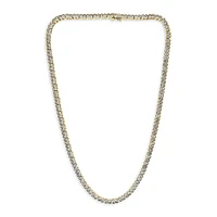 Goldplated 1.28 CT. T.W. Diamond Chain Necklace