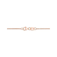 14K Rose Gold, 14K White Gold & 0.23 CT. T.W. Bezel-Set Diamond Pendant Necklace