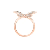 14K Rose Gold & 0.81 CT. T.W. Diamond Butterfly Ring