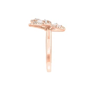 14K Rose Gold & 0.81 CT. T.W. Diamond Butterfly Ring