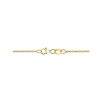 14K Yellow Gold & 0.14 CT.T.W. Diamond Halo Pendant Necklace