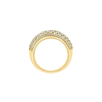 Bague en or jaune 14 ct avec diamants de 1,96 ct (PT)